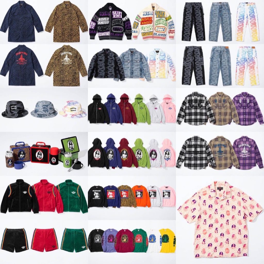 Supreme x HYSTERIC GLAMOUR》2021SS Week4 国内3月20日発売 | Street