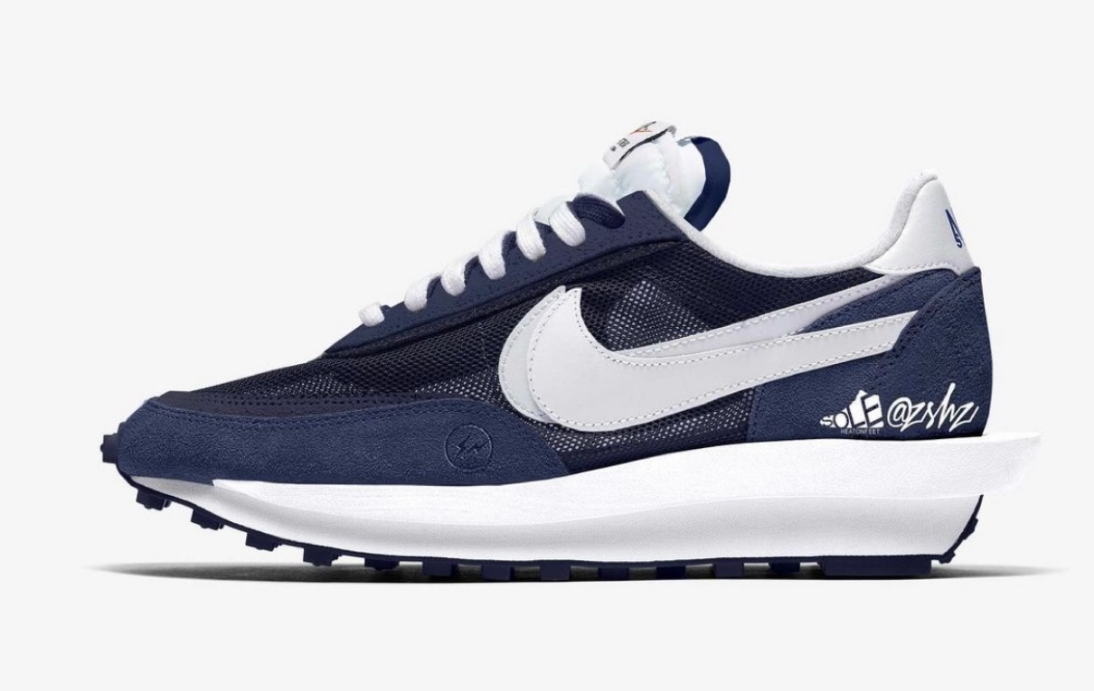 Nike x SACAI × FRAGMENT》LDWaffle “Blue Void” 海外6月発売 | Street