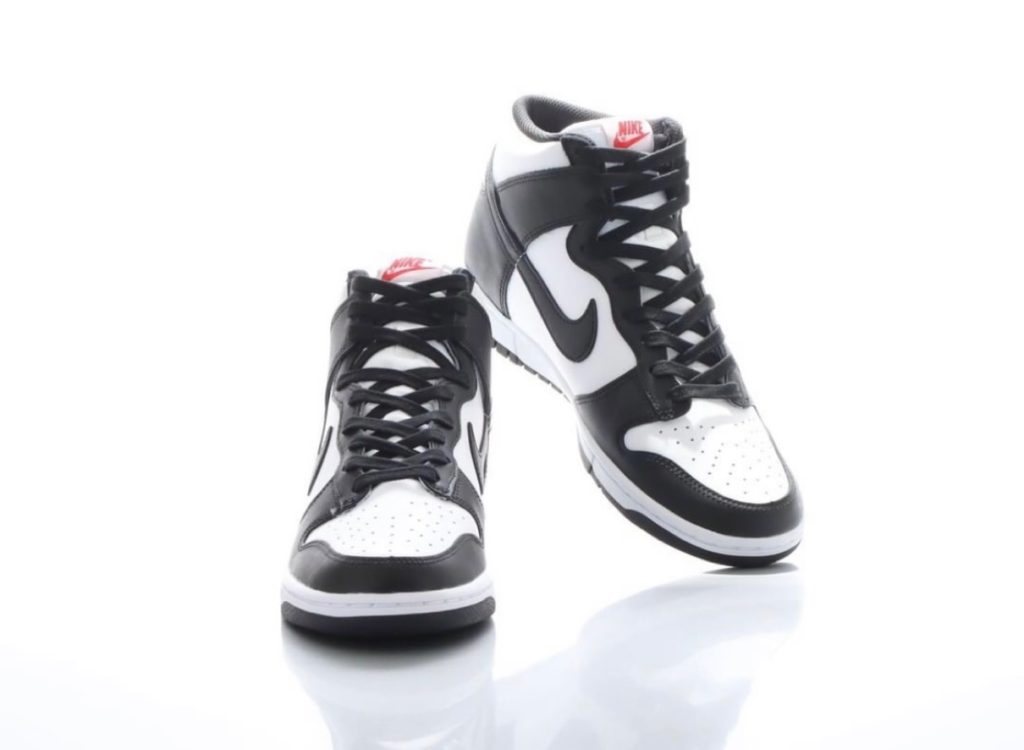 nike dunk high retro white black 2021